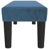 vidaXL Sitzbank Dunkelblau 100x30x30 cm Samt