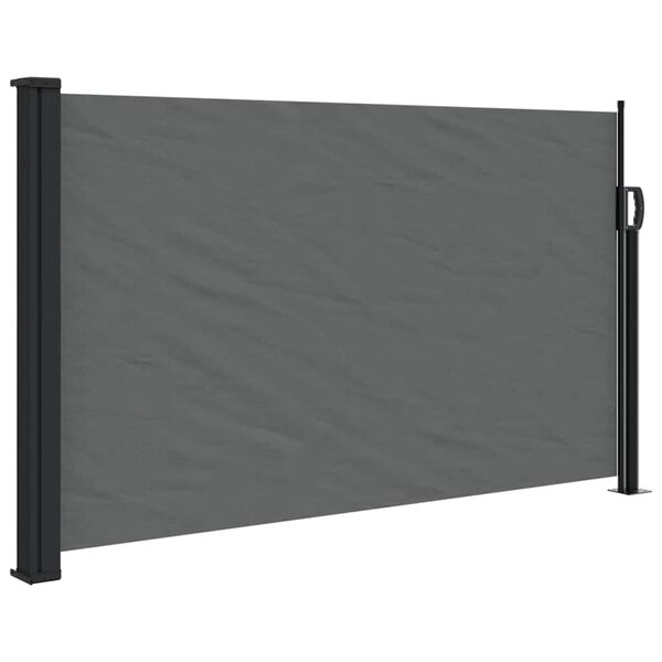 vidaXL Ausziehbare Seitenmarkise Anthrazit 117x300 cm