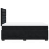 vidaXL Boxspringbett mit Matratze Schwarz 120x190 cm Samt