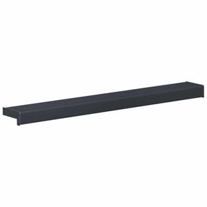 vidaXL Fensterbank Anthrazit mit Holzmaserung 80 x 10 x 4,5 cm PVC