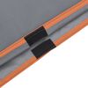 vidaXL Regenponcho mit Kapuze 2-in-1-Design Grau und Orange 223x145 cm