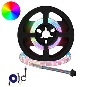 vidaXL LED-Streifen 2 stk. Schwarz und Transparent
