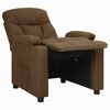 vidaXL Relaxsessel Braun Stoff
