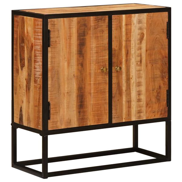 vidaXL Sideboard mit T&uuml;r Beta Natur 70 x 30 x 75 cm Massives Akazienholz