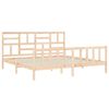 vidaXL Massivholzbett ohne Matratze 200x200 cm Kiefer
