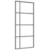 vidaXL Schiebet&uuml;r mit Beschlag 90x205 cm ESG-Glas & Aluminium