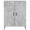 vidaXL Highboard Betongrau 69,5x34x180 cm Holzwerkstoff