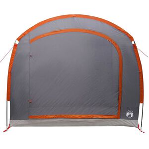 vidaXL Zelt mit Dach Grau und Orange 268 x 240 x 191 cm Polyester
