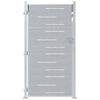 vidaXL Gartentor 85 x 174 cm Edelstahl Silber Abschlie&szlig;bar
