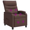 vidaXL Massage Relaxsessel Braun Kunstleder