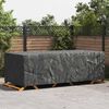 vidaXL M&ouml;belbezug Uni Schwarz 300 x 140 x 90 cm 210D