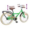 vidaXL Kinderfahrrad 20 Zoll f&uuml;r 6-11 Jahre alt Gr&uuml;n