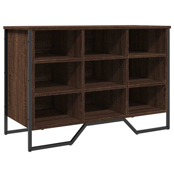 vidaXL Schuhregal Braun Eichen-Optik 90x38x61,5 cm Holzwerkstoff