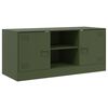 vidaXL TV-Schrank Olivgr&uuml;n 99x39x44 cm Stahl
