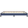 vidaXL Bettgestell ohne Matratze Blau 180x200 cm Stoff