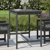 vidaXL Gartentisch Grau 121x82,5x110 cm Massivholz Kiefer