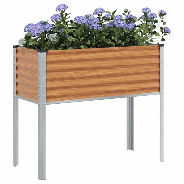 vidaXL Gartenblumentopf Hellbraun 100,5 x 40,5 x 90 cm
