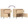 vidaXL Nachttisch Sonoma-Eiche 40x35x50 cm Holzwerkstoff