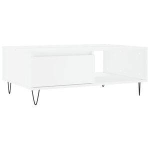 vidaXL Couchtisch Wei&szlig; 90x60x35 cm Holzwerkstoff
