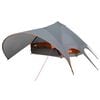 vidaXL Teepee Zelt f&uuml;r 9 Personen 9 Personen Grau und Orange
