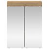vidaXL Badezimmerspiegelschrank TULUM Artisan-Eiche 60 x 16,5 x 78 cm