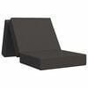 vidaXL Klappsofa Bett 75 x 63 x 45 cm Dunkelgrau