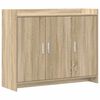 vidaXL Sideboard Sonoma-Eiche 98,5 x 33 x 80 cm Holzwerkstoff