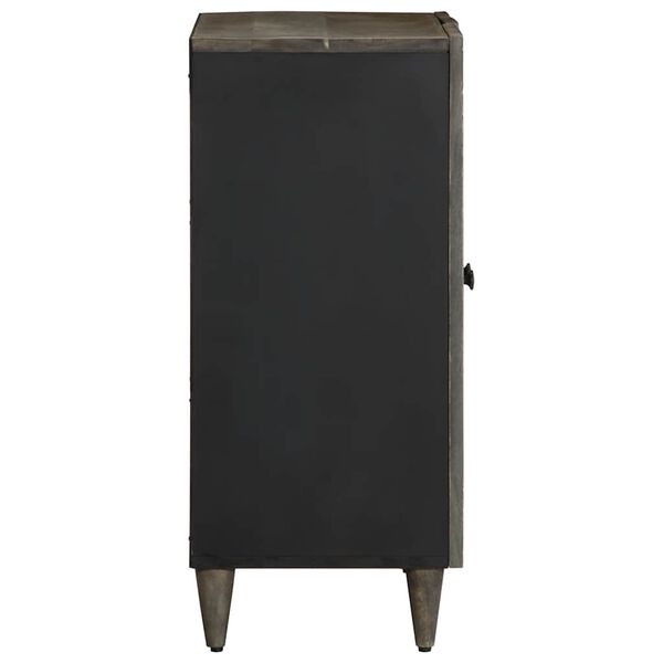 vidaXL Sideboard Hellgrau 60x33,5x75 cm Massivholz Mango