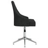 vidaXL Esszimmerst&uuml;hle 2 Stk. Drehbar Schwarz Stoff