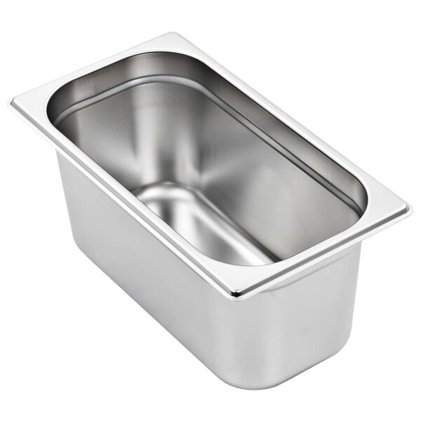vidaXL Gastronormbeh&auml;lter 4 Stk. GN 1/3 150 mm Edelstahl