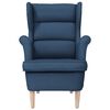 vidaXL Sessel Blau 74x84x100 cm Stoff