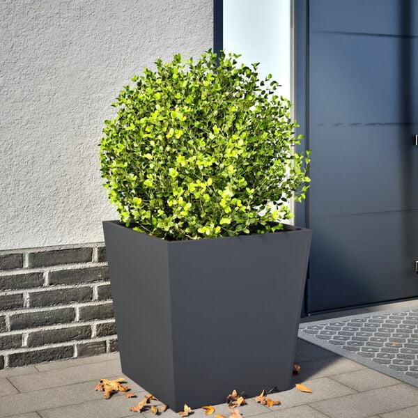 vidaXL Pflanzk&uuml;bel Anthrazit 50x50x50 cm Stahl