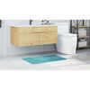 vidaXL Rutschfeste Badmatte T&uuml;rkis 60 x 90 cm PP