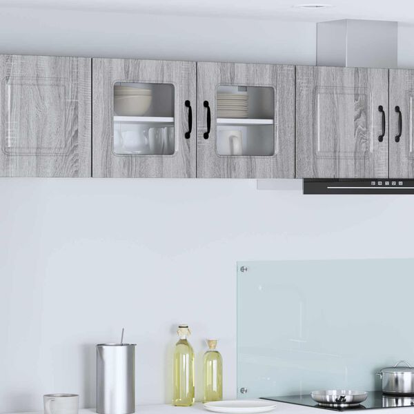 vidaXL K&uuml;chenschrank mit Speicher Kalmar Graues Sonoma 80 x 31 x 40 cm