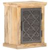 vidaXL Nachttisch mit T&uuml;r 40x30x50 cm Mango Massivholz