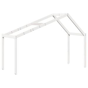 vidaXL Dach f&uuml;r Kinderbett Wei&szlig; 213x95,5x144,5 cm Massivholz Kiefer