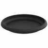 vidaXL Blument&ouml;pfe 24 pcs Schwarz &Oslash; 17 x 14 cm Kunststoff