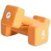 Pure2Improve Kurzhantel-Set 2&times;4 kg Neopren Orange