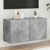 vidaXL TV-Wandschrank Betongrau 80x30x41 cm