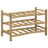 vidaXL Weinregal Natur 57 x 29,5 x 36 cm Bambus