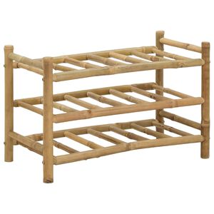 vidaXL Weinregal Natur 57 x 29,5 x 36 cm Bambus
