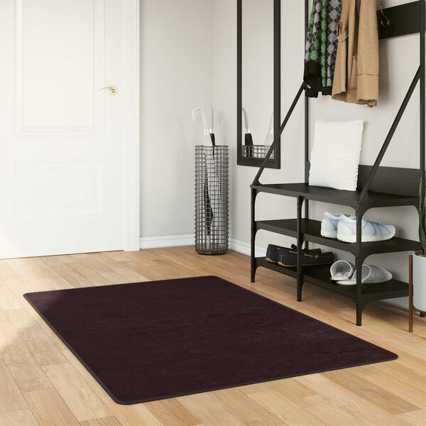 vidaXL Teppichl&auml;ufer MARSA Anthrazit 150 x 100 cm Polyester und PVC