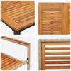 vidaXL Garten Essgruppe 7 pcs Beige und Braun Poly-Rattan