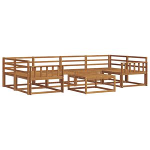 vidaXL Outdoor-Sofagarnitur 7 pcs Natur Massivholz Akazie