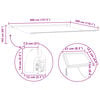 vidaXL Einziehbare Markise Orange und Braun 400 x 300 cm