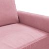 vidaXL Sessel Rosa 60 cm Samt