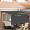 vidaXL Einziehbare Markise Grau und Anthrazit 350 x 250 cm