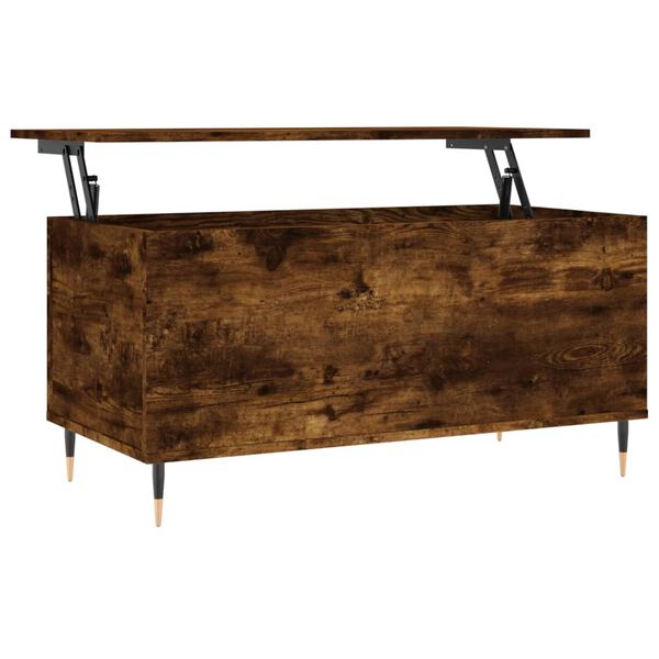 vidaXL Couchtisch R&auml;uchereiche 90x44,5x45 cm Holzwerkstoff