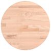vidaXL Tischplatte &Oslash;30x2,5 cm Rund Massivholz Buche