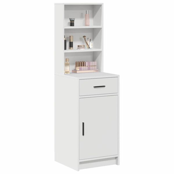 vidaXL Highboard mit Schubladen Weiß 40 x 40,5 x 135 cm Holzwerkstoff